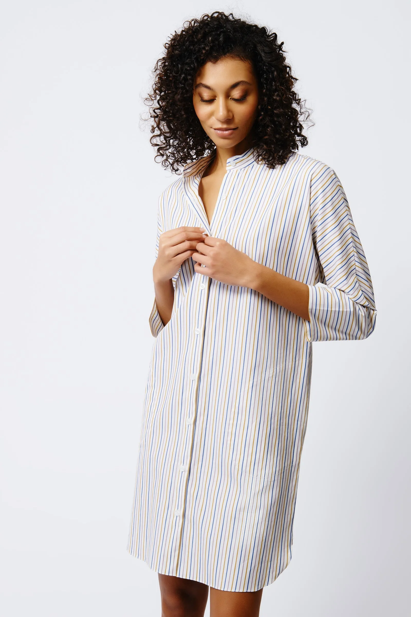 June Shirt Dress - Multi Stripe