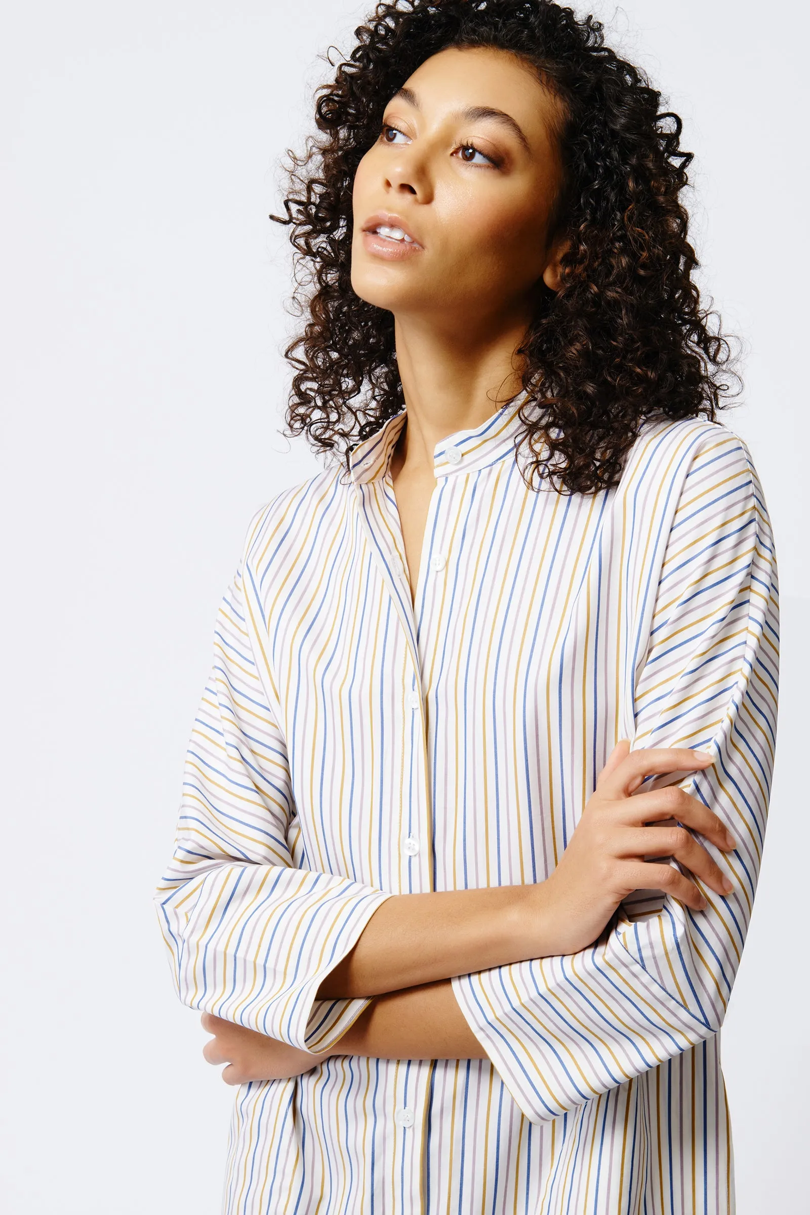 June Shirt Dress - Multi Stripe