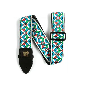 Kaleidoscope Blue Jacquard Strap