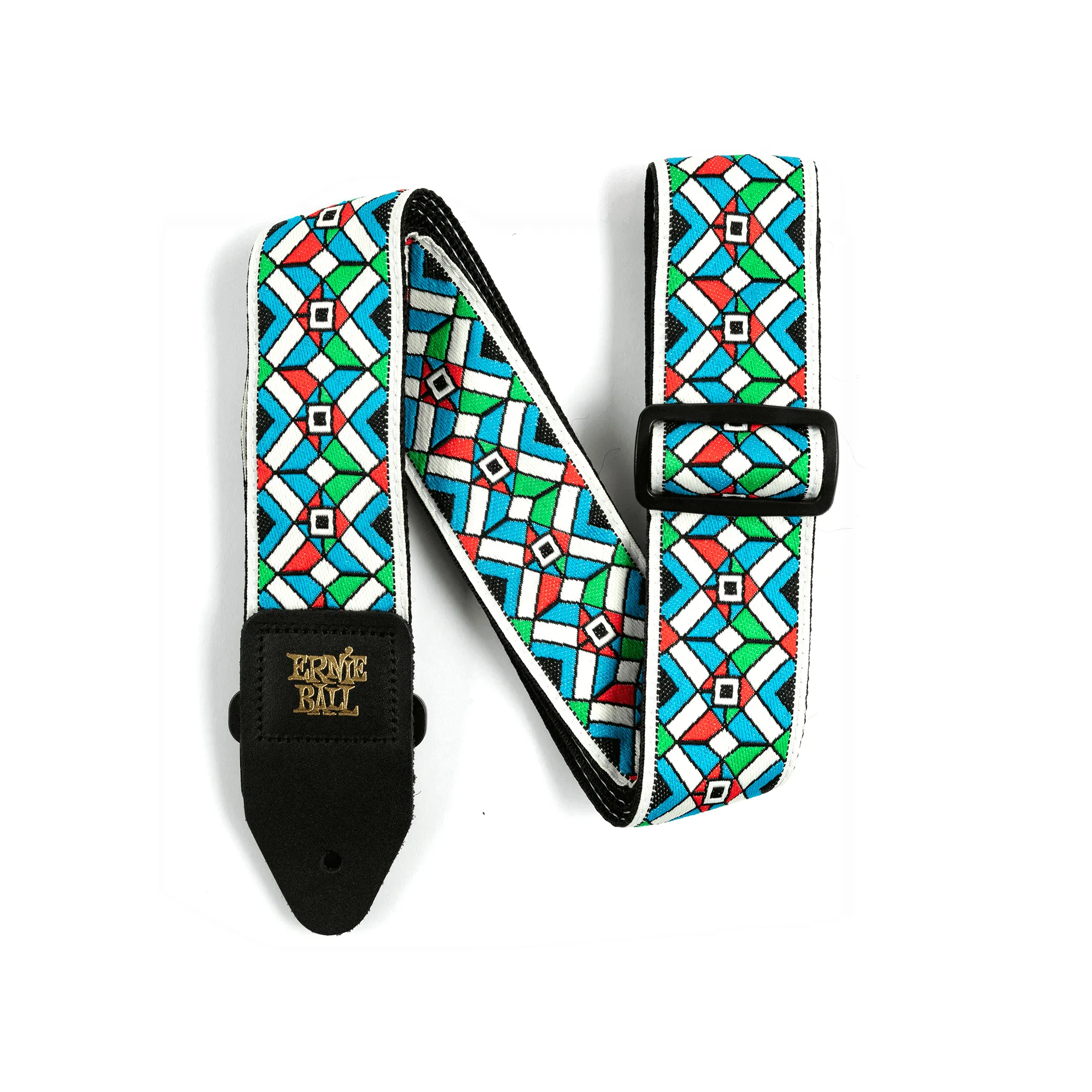 Kaleidoscope Blue Jacquard Strap