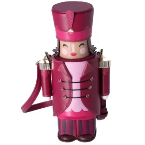 Kate Spade 3D Nutcracker Purple Leather Crossbody KJ074 Novelty
