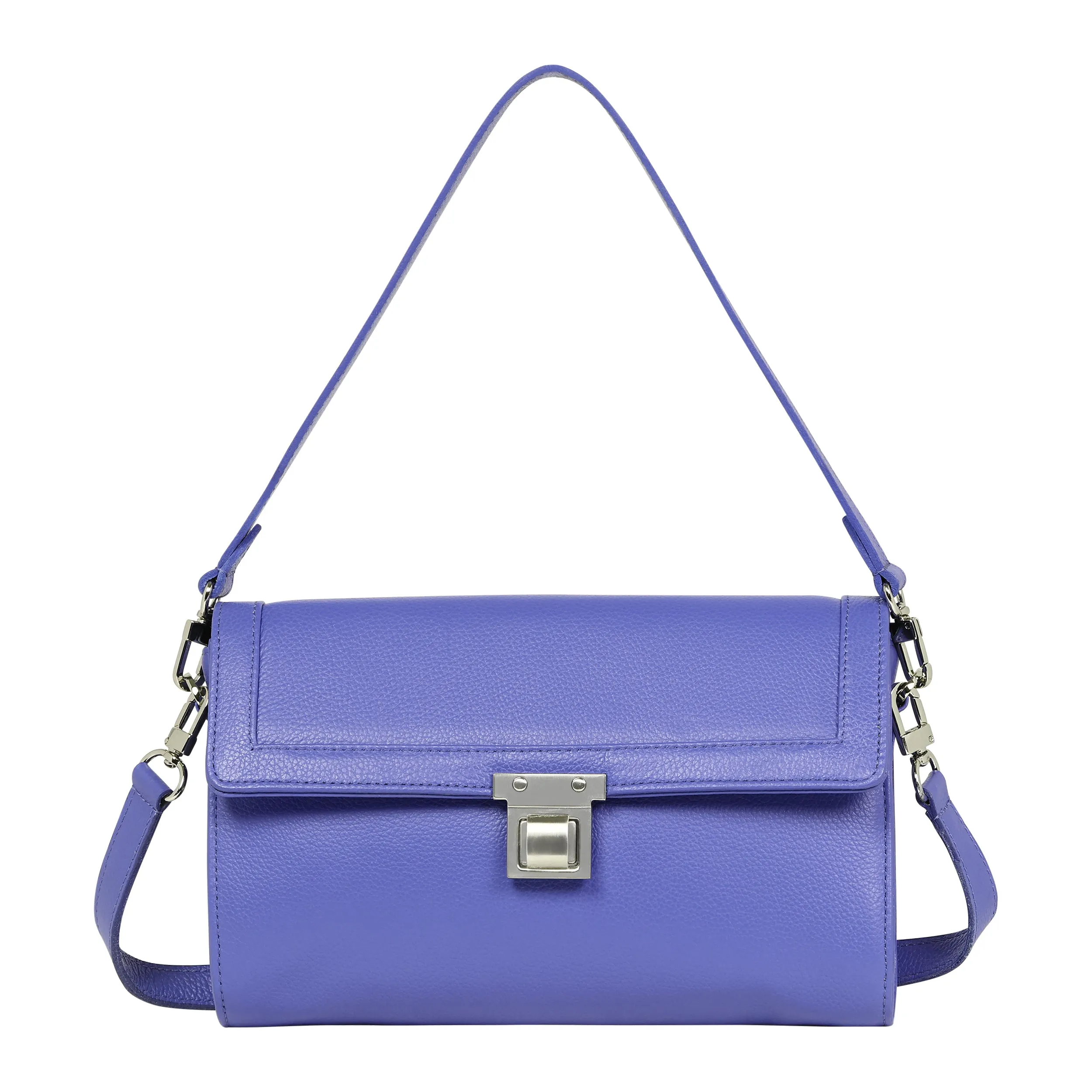 Kelly Shoulder Bag -  Blue Pebble