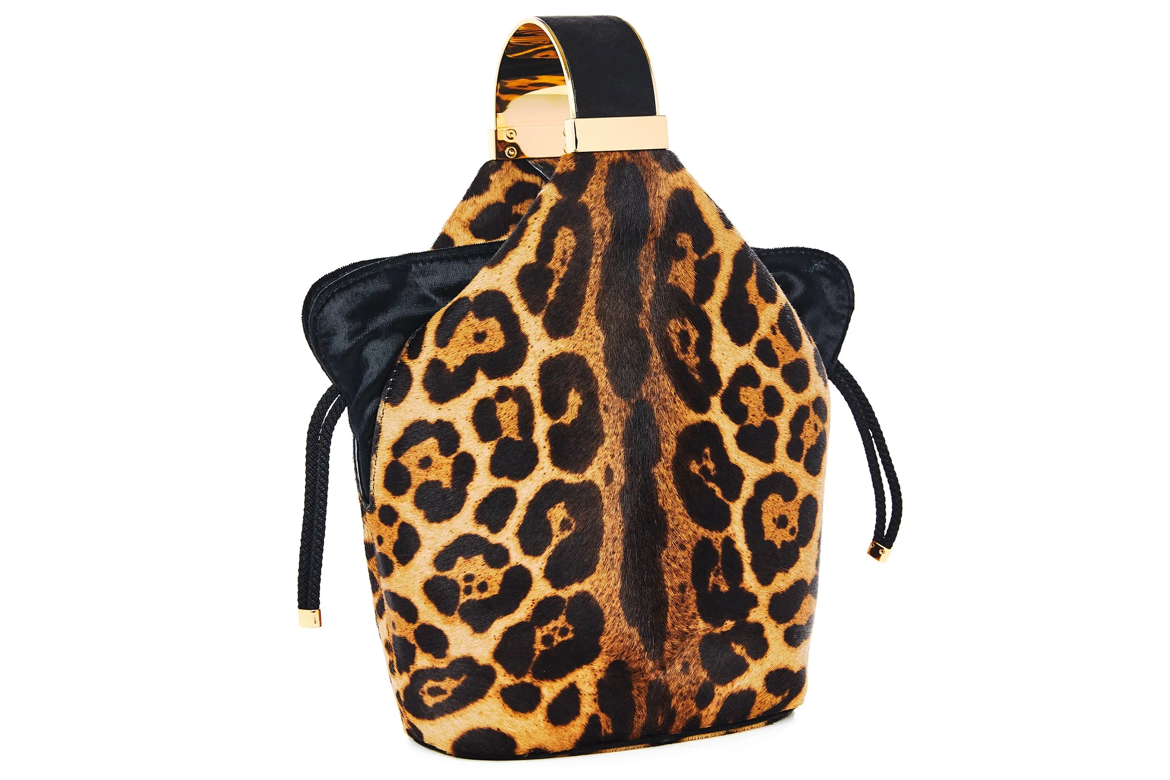 Kit Bracelet Bag in Leopard Printed Calf Hair