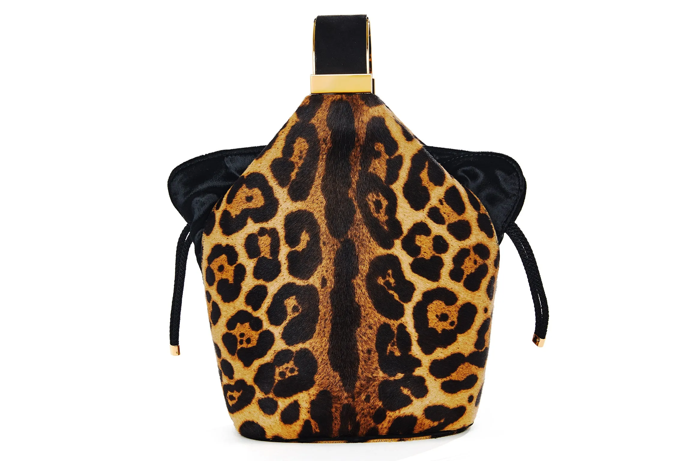 Kit Bracelet Bag in Leopard Printed Calf Hair