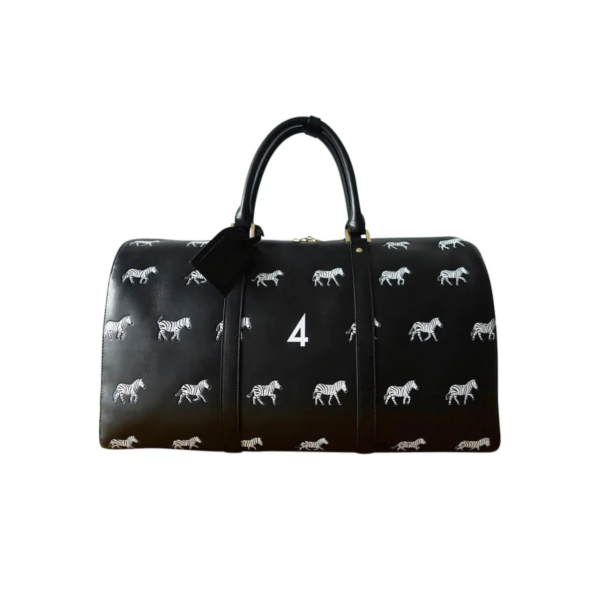 Leather Zebra Duffle