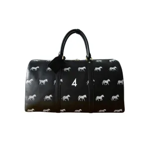 Leather Zebra Duffle
