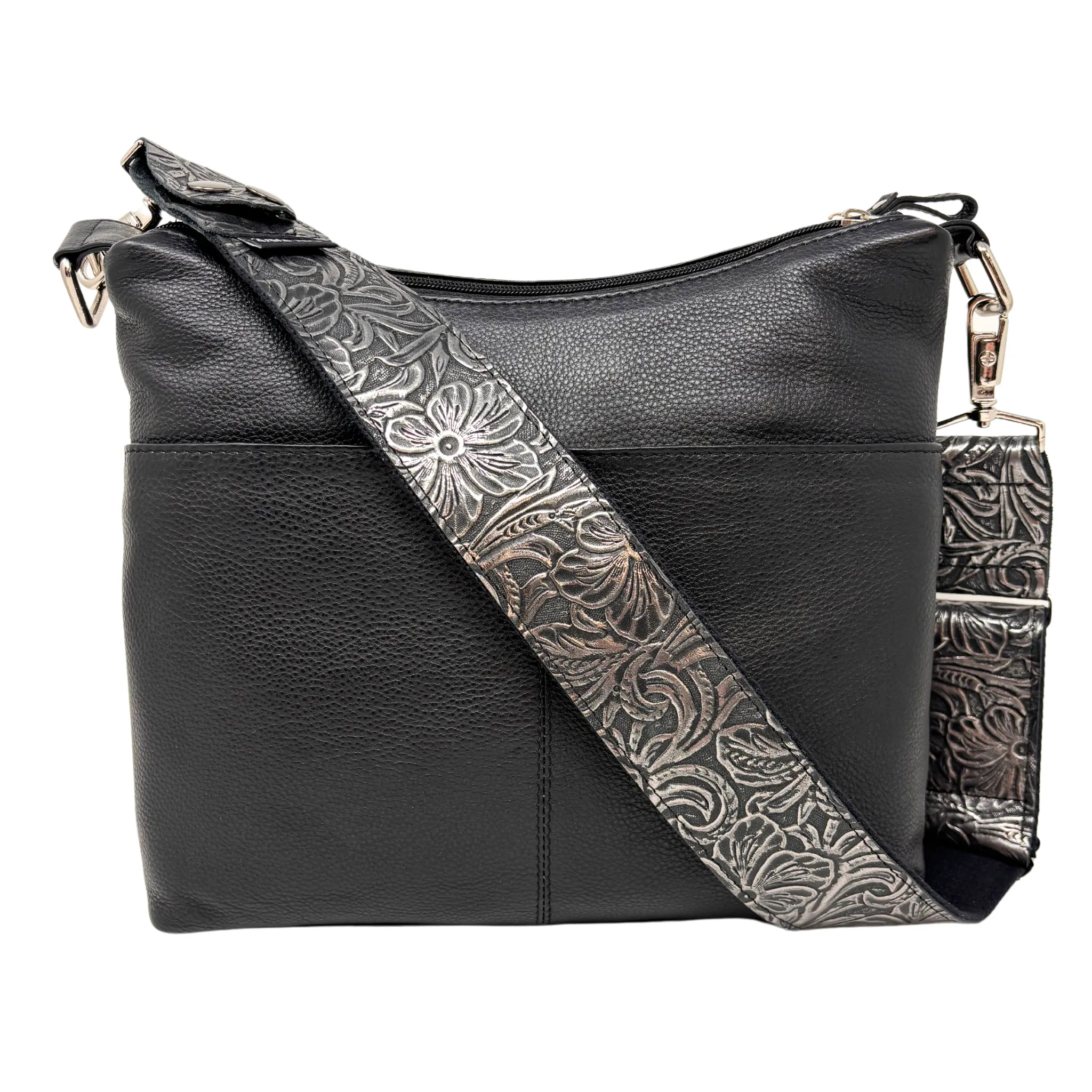 Leathers - Charcoal Embossed