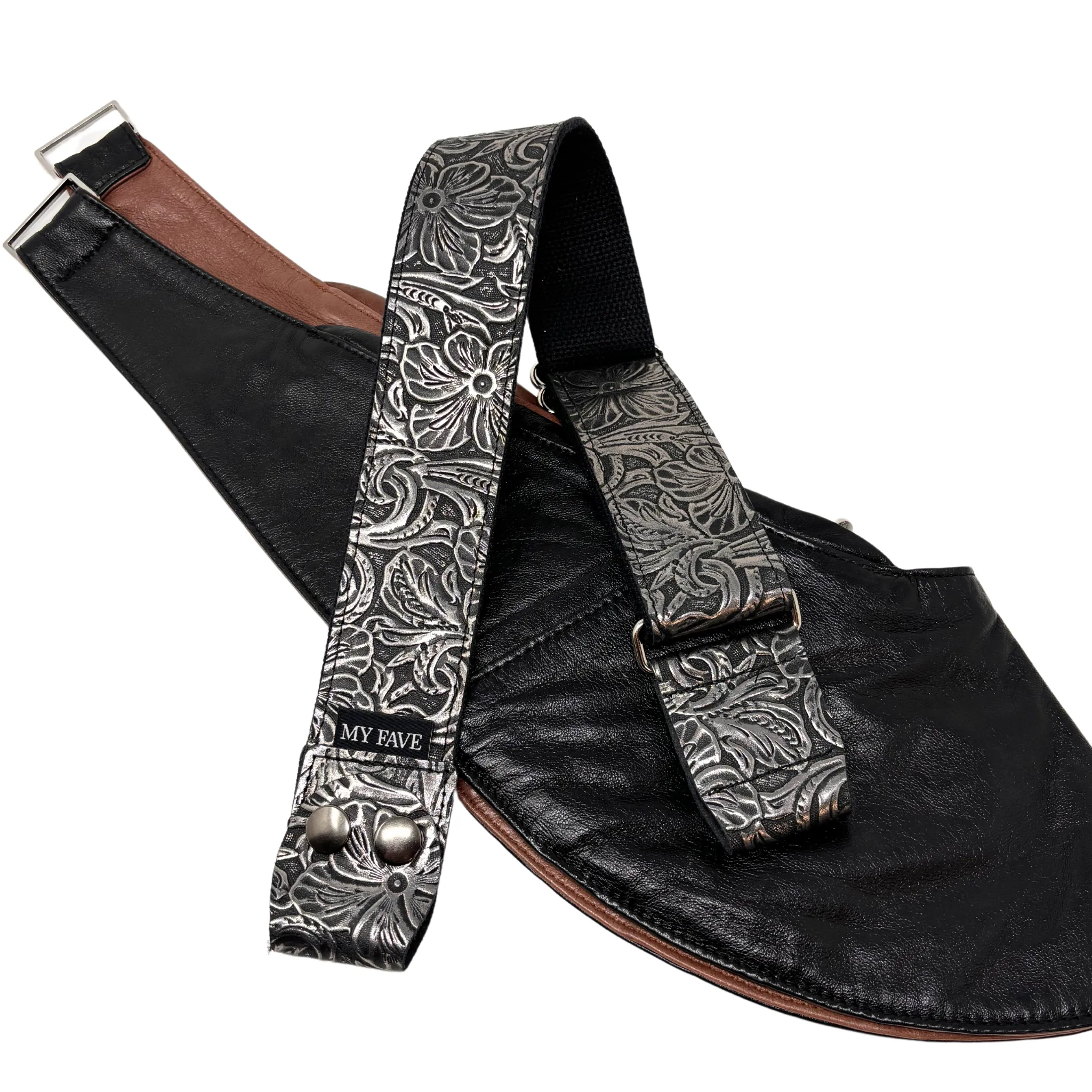 Leathers - Charcoal Embossed