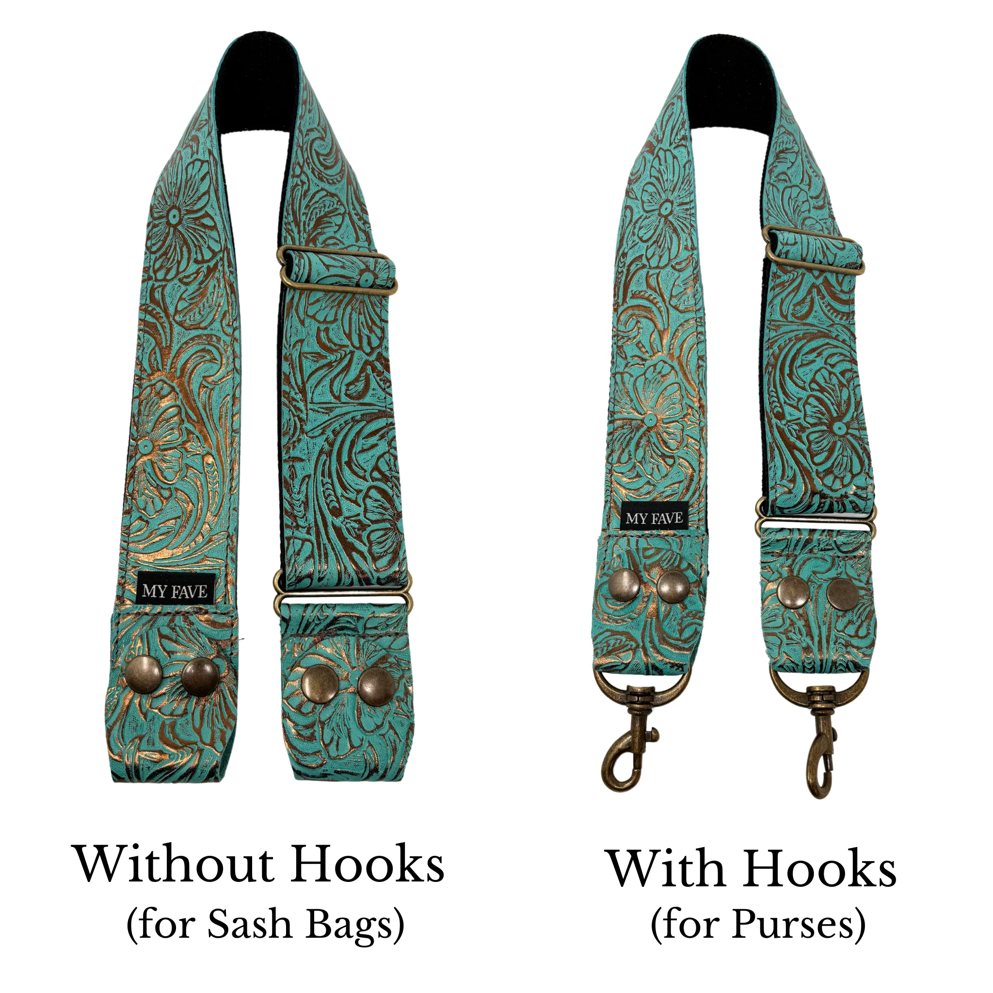 Leathers - Teal Embossed
