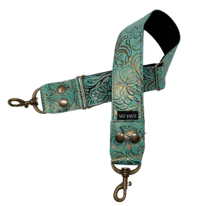Leathers - Teal Embossed