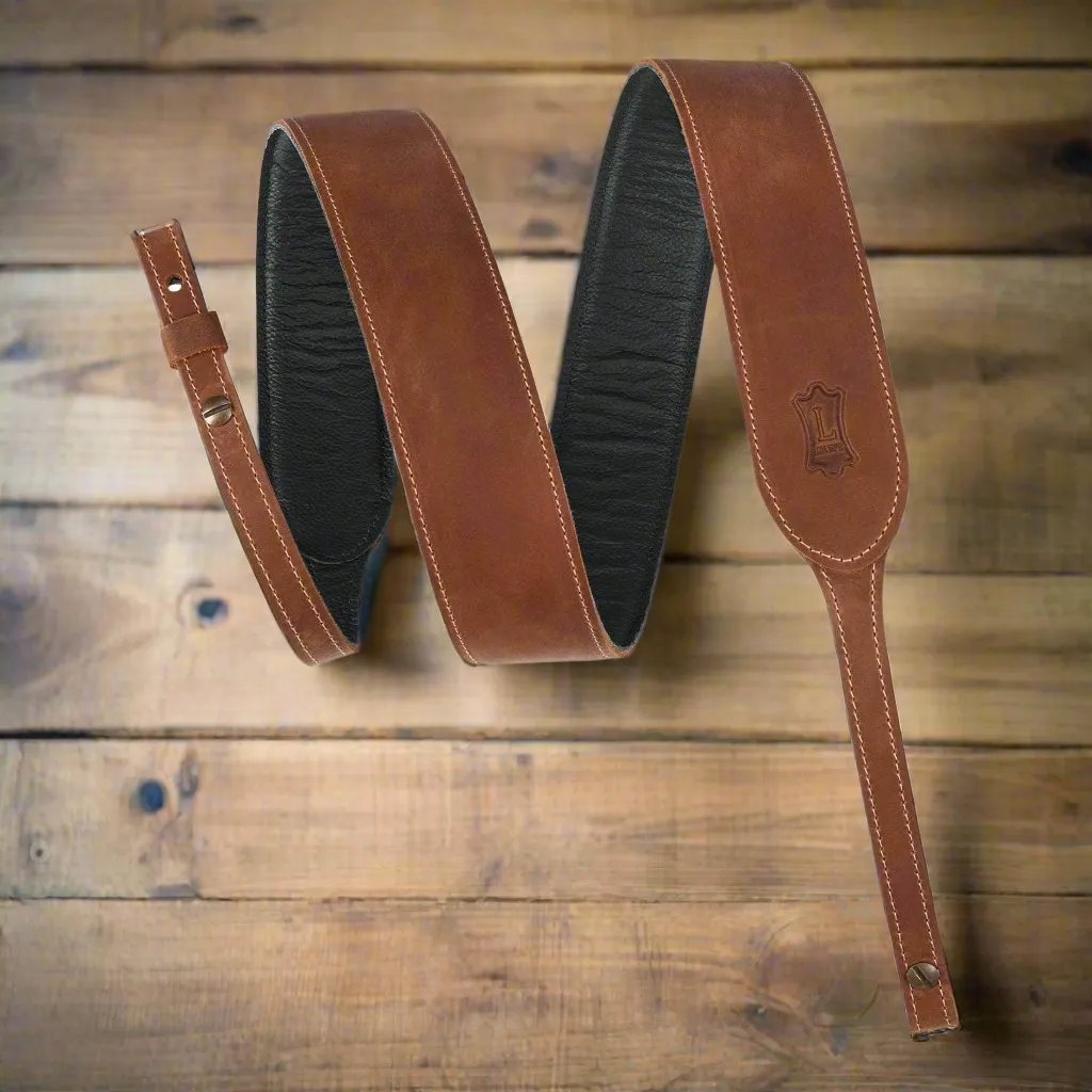 Levy's 2” Butter Leather Banjo Strap (PMB32GF)