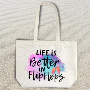 Life is Better in Flipflops Tote