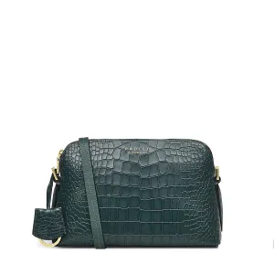 LIVERPOOL STREET 2.0 - FAUX CROC Medium Zip-Top Cross Body