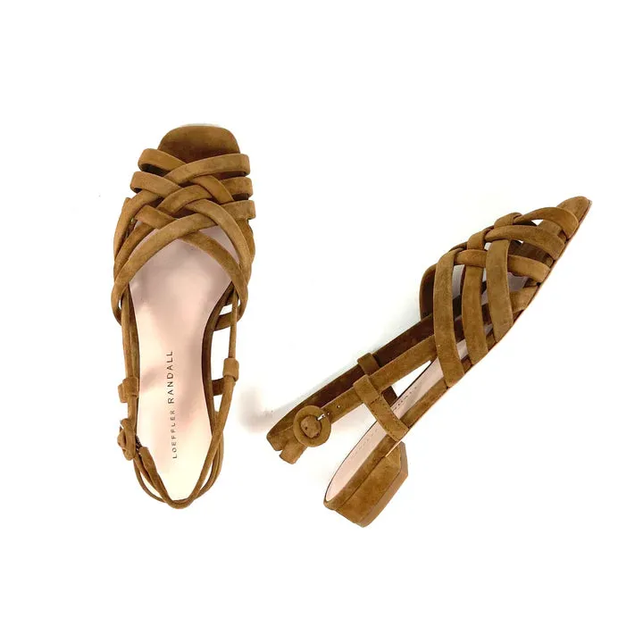 Loeffler Randall - Shelly Suede Flat Sandal (Cacao)