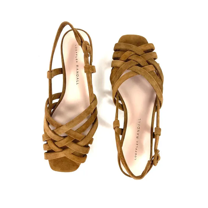Loeffler Randall - Shelly Suede Flat Sandal (Cacao)