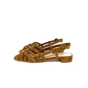 Loeffler Randall - Shelly Suede Flat Sandal (Cacao)