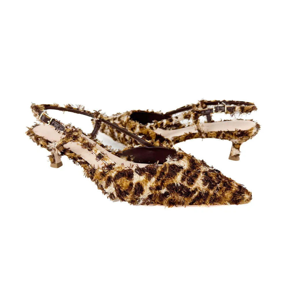 Loeffler Randall - Tyson Kitten Heel (Leopard)