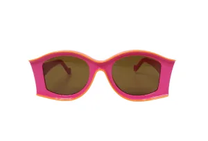 Loewe x Paula Ibiza Oversized Pink & Orange Sunglasses