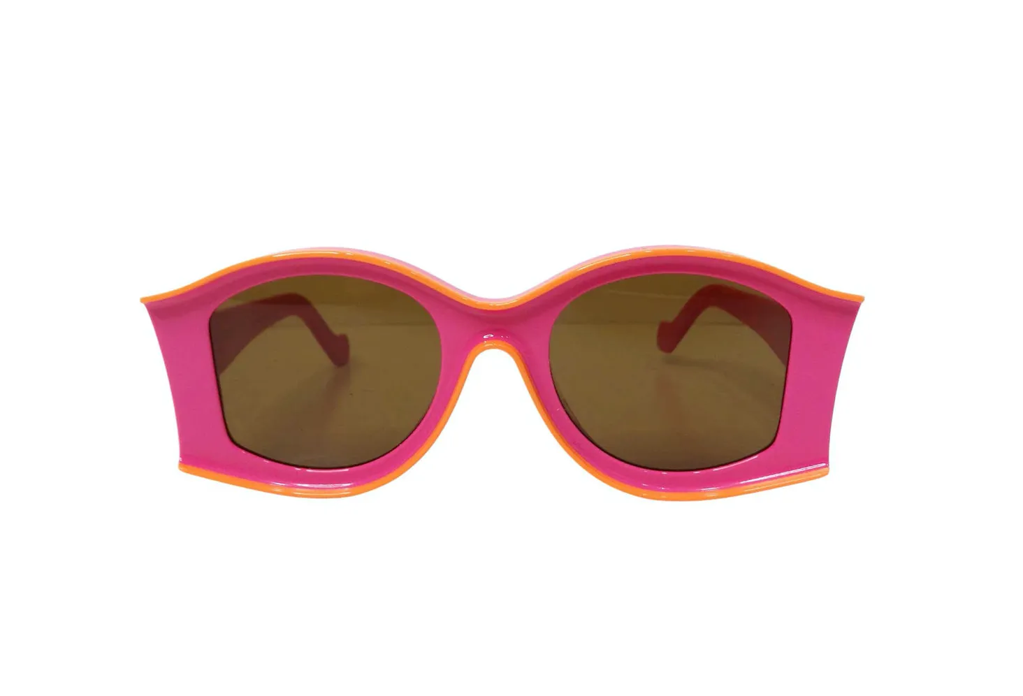 Loewe x Paula Ibiza Oversized Pink & Orange Sunglasses