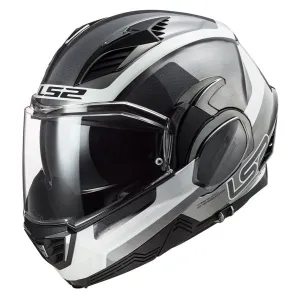 LS2 Valiant II Motorcycle Modular Helmet - Orbit Graphic