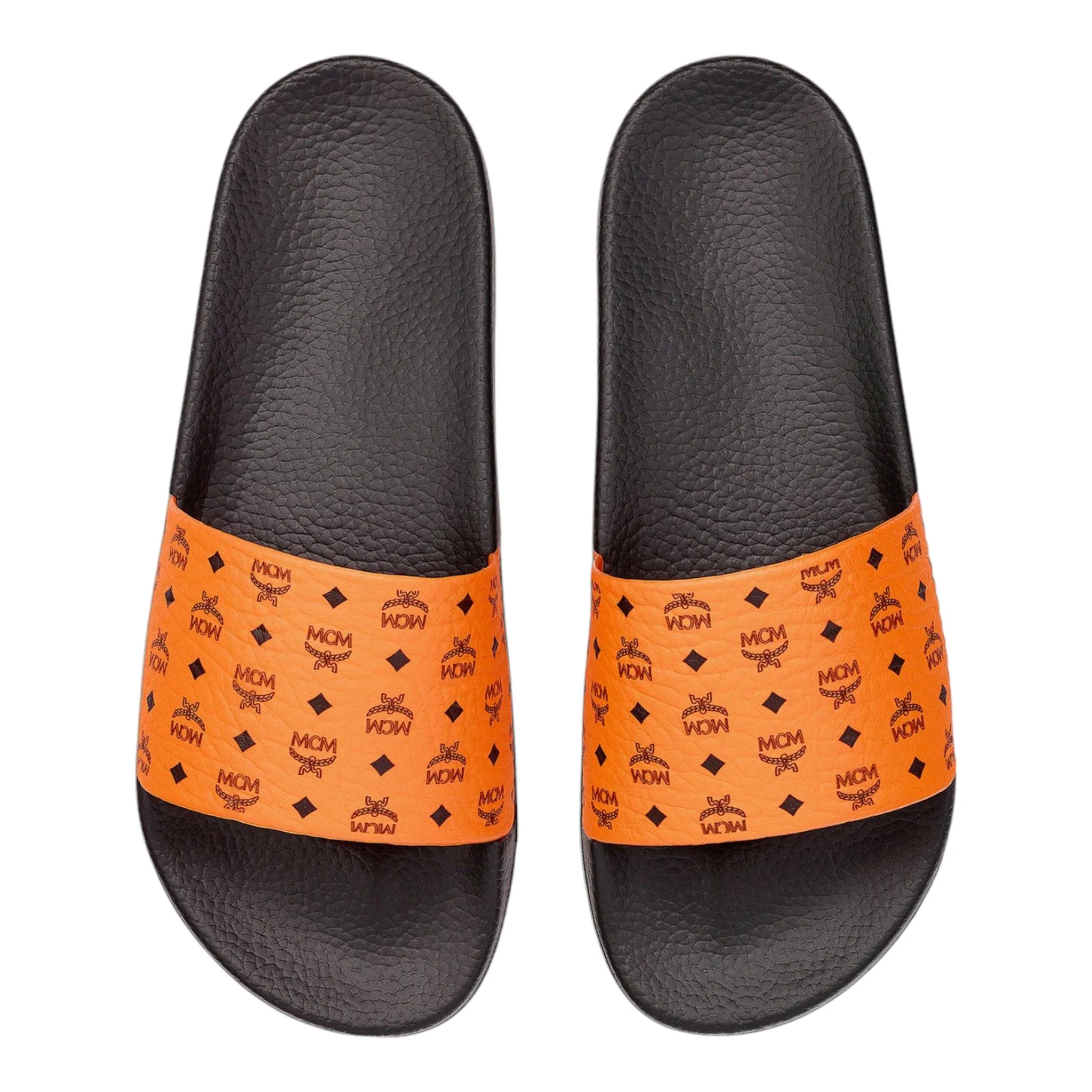 MCM Men's Visetos Rubber Slides
