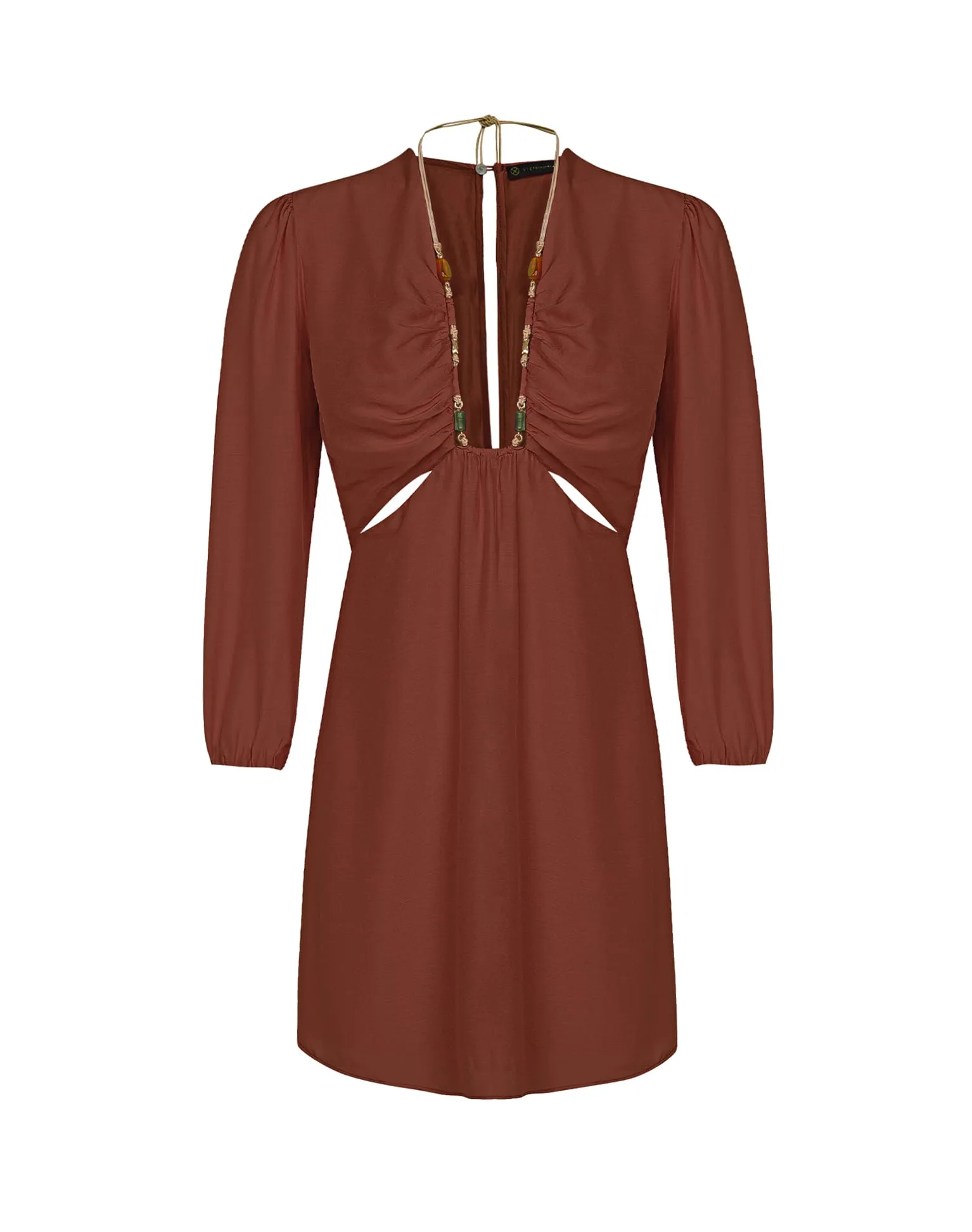 Mel Detail Short Dress - Nutshell