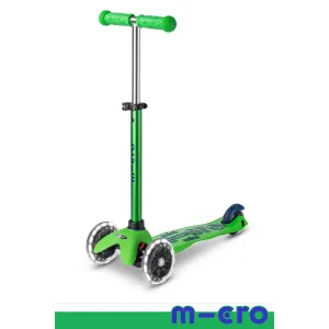 Micro Mini Deluxe LED Scooter - Green/Blue