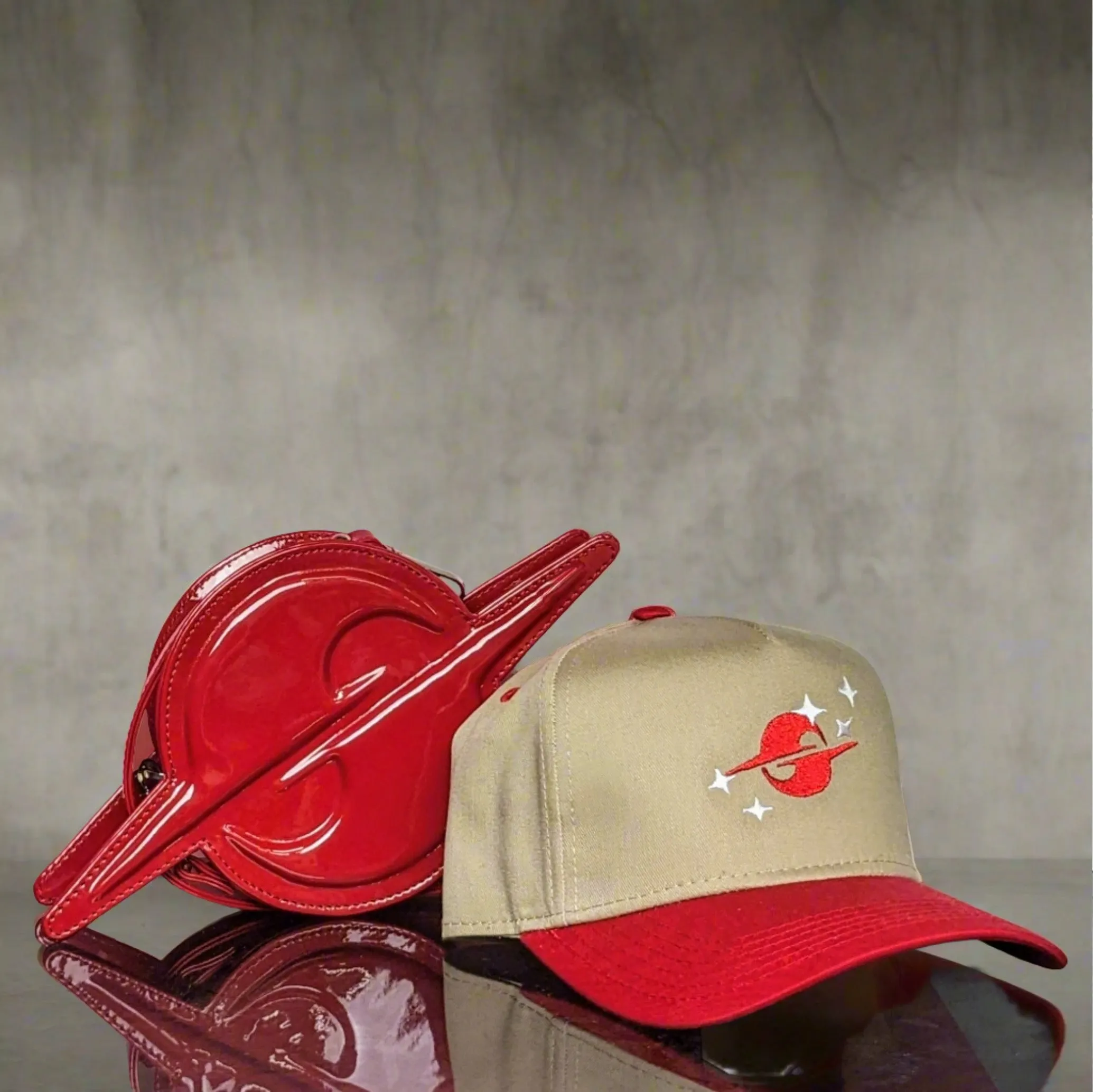 MINI UFO • RED PATENT