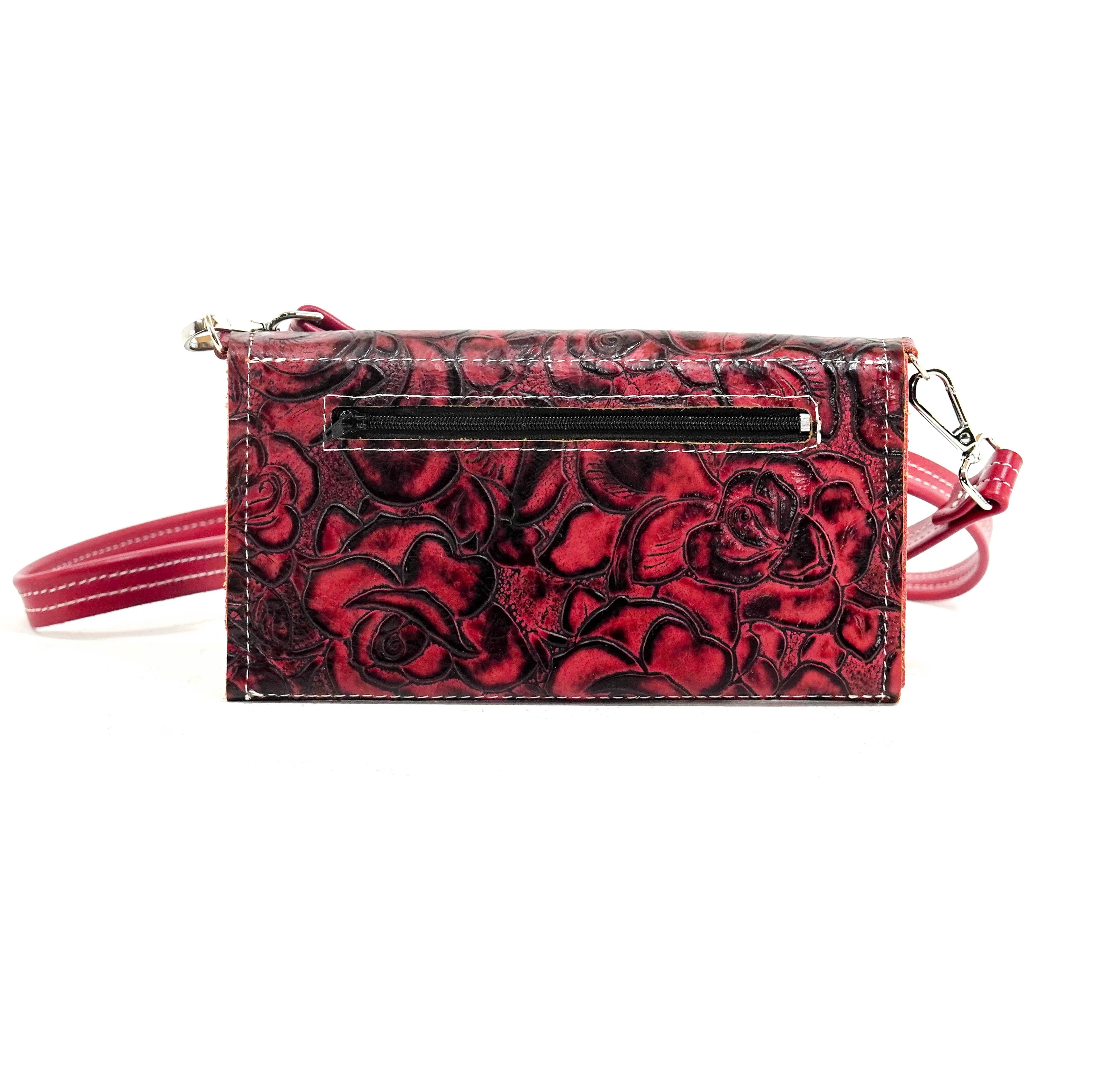 Miranda - All Embossed w/ Red Roses