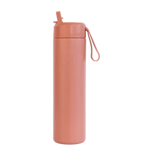 MontiiCo Fusion Sipper Lid Drink Bottle | Clay - 700ml