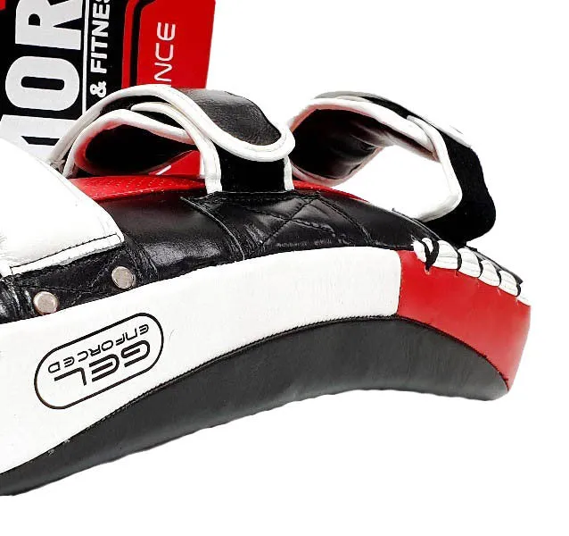 Morgan Endurance Gel Leather Curved Thai pads | Pair