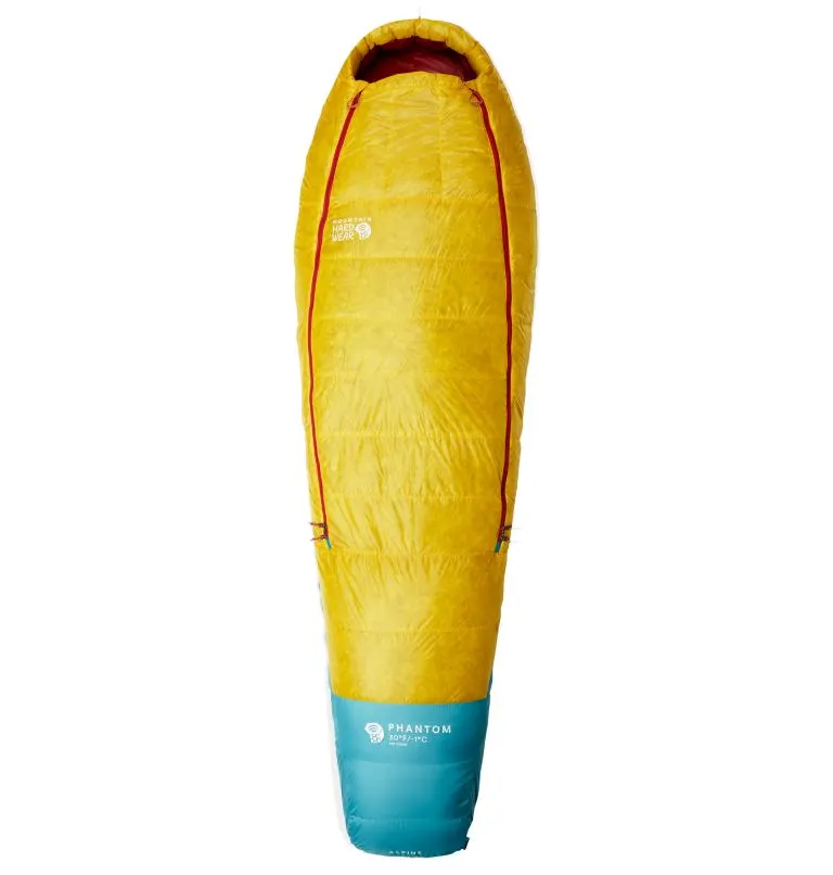Mountain Hardwear Unisex Phantom Alp 30F/-1C Sleeping Bag - Deep Yellow - Regular