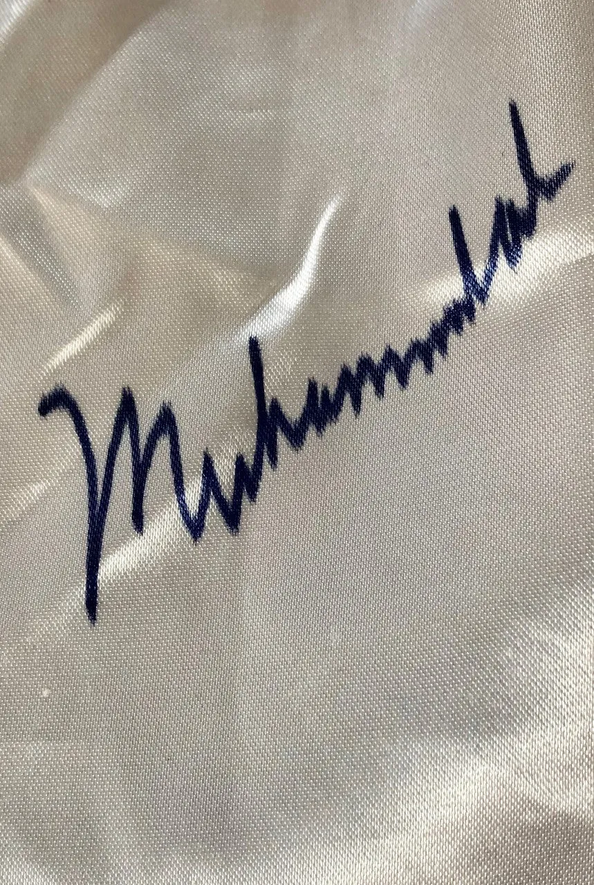 Muhammad Ali Rare Autographed Signed Everlast Boxing Rare Custom Trunks SSG CERT