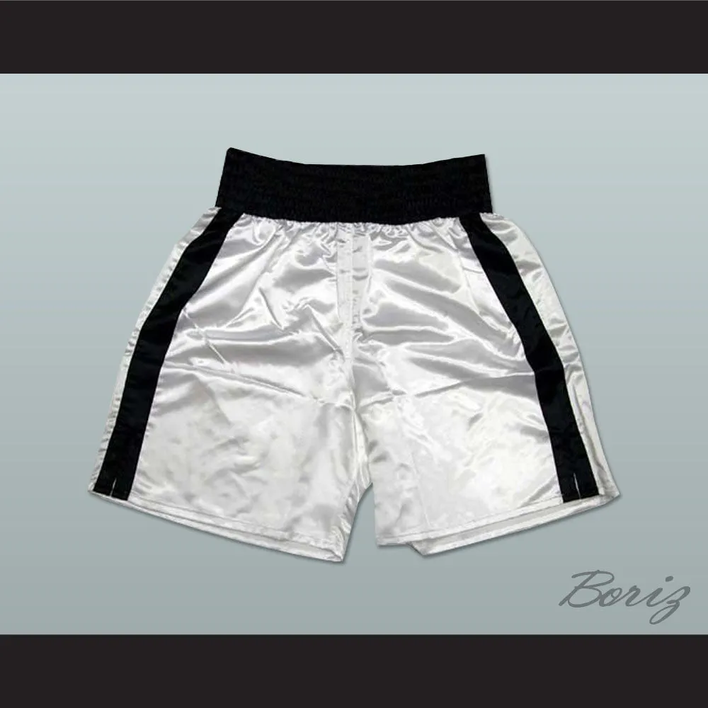 Muhammad Ali White Boxing Shorts