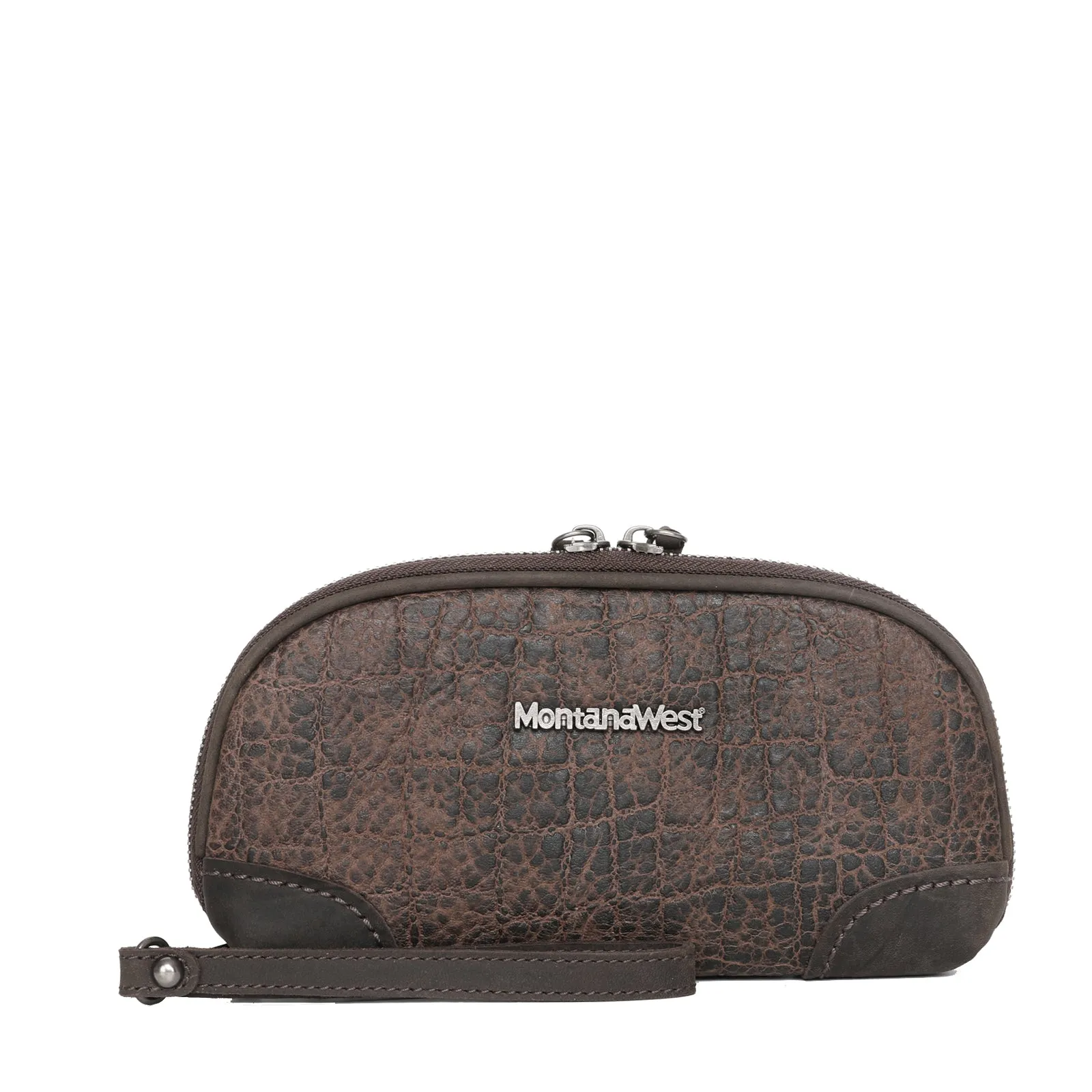 MWR-048 Montana West Genuine Leather Collection Demi Lune Wallet/Wristlet