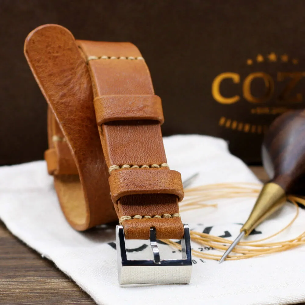 NAT2 Leather Watch Strap, Vintage 403