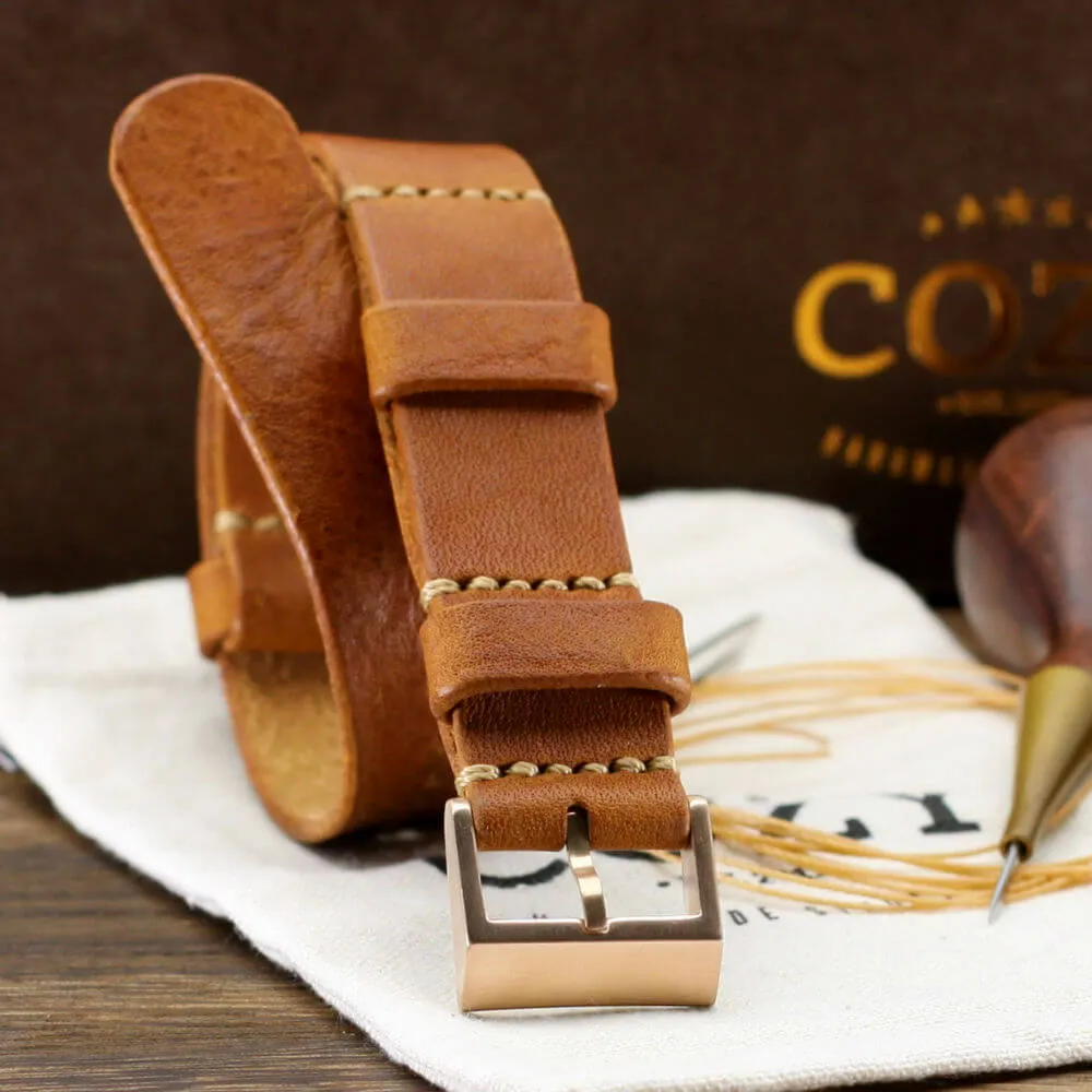 NAT2 Leather Watch Strap, Vintage 403