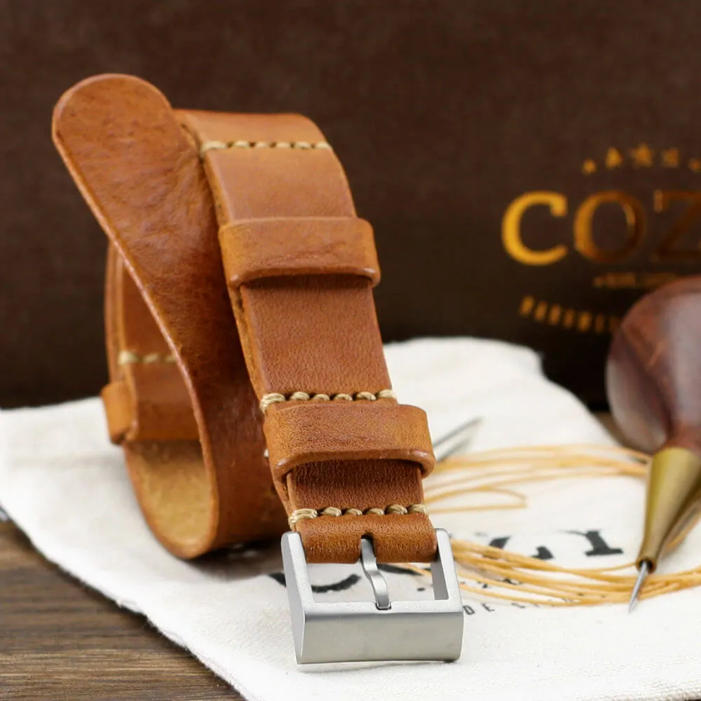 NAT2 Leather Watch Strap, Vintage 403