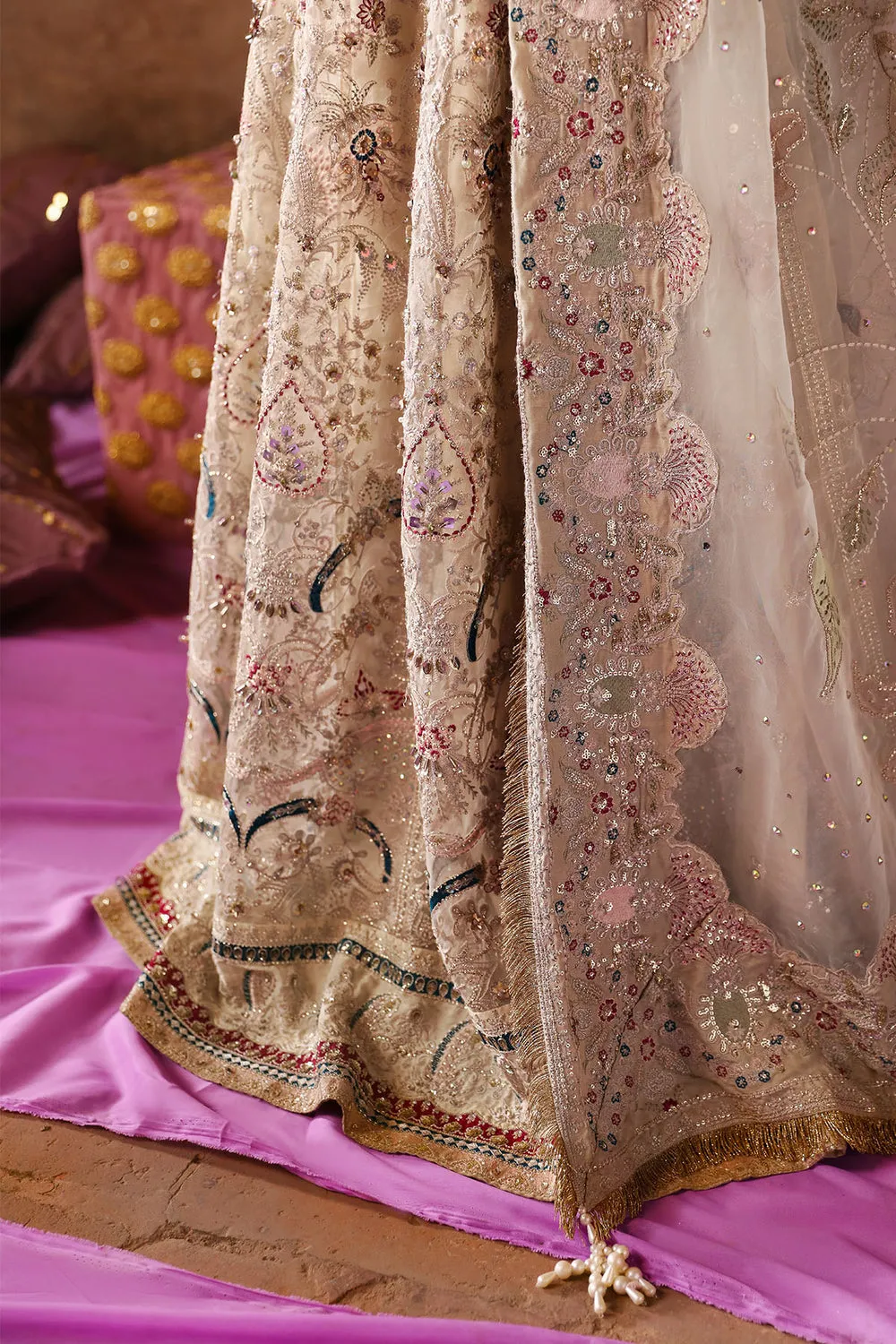 Nureh | jhoomro unstitched luxury formal - NL-72