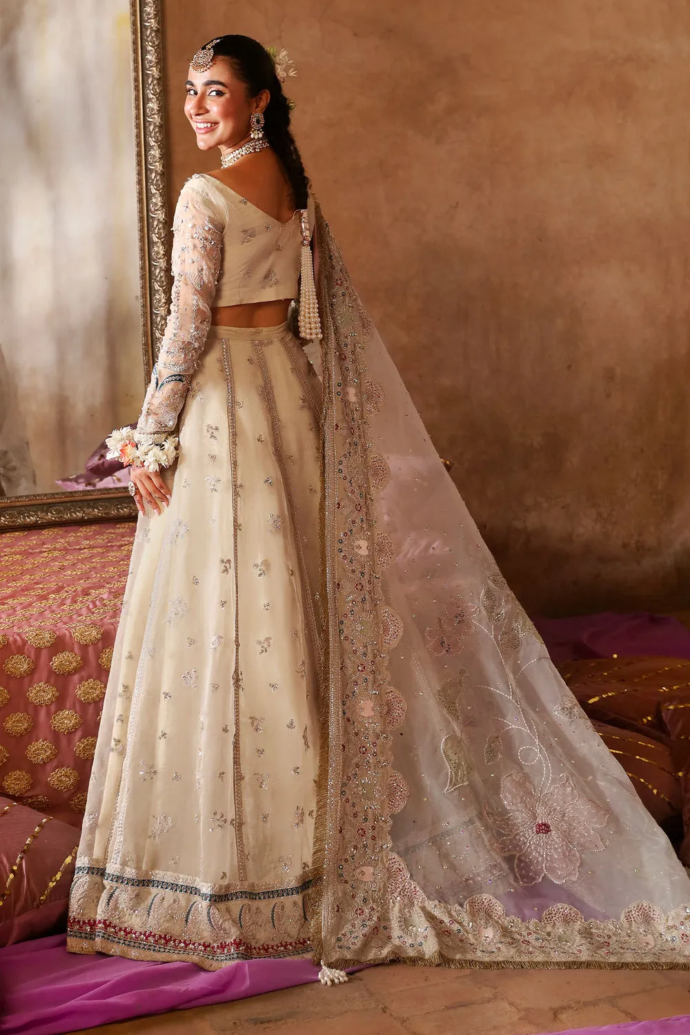 Nureh | jhoomro unstitched luxury formal - NL-72