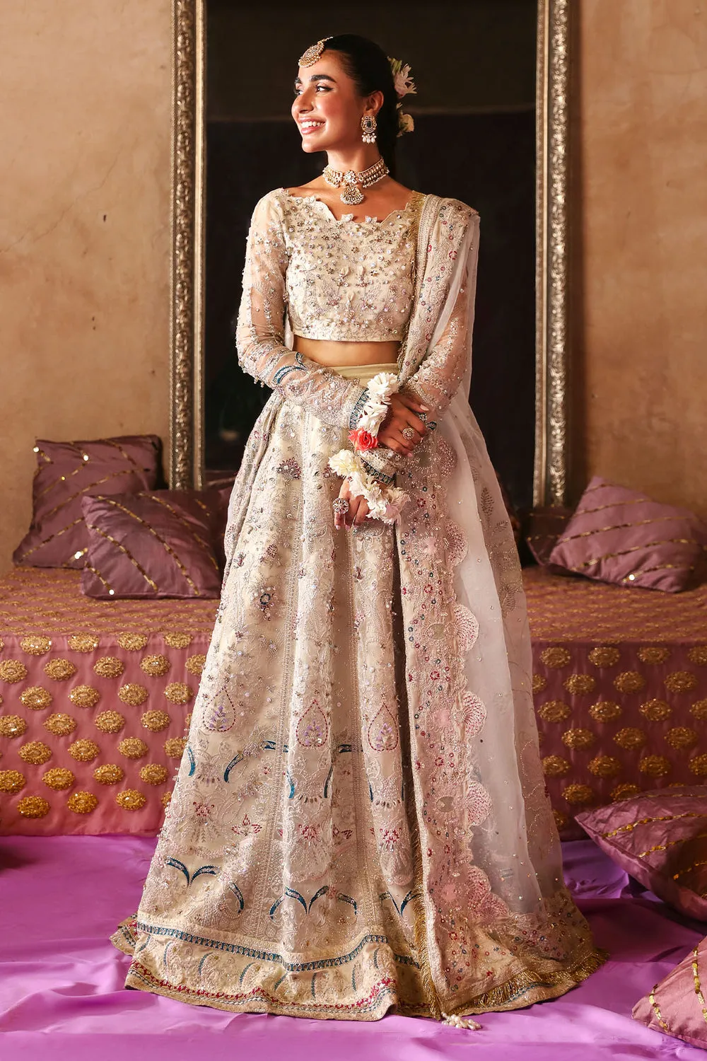 Nureh | jhoomro unstitched luxury formal - NL-72
