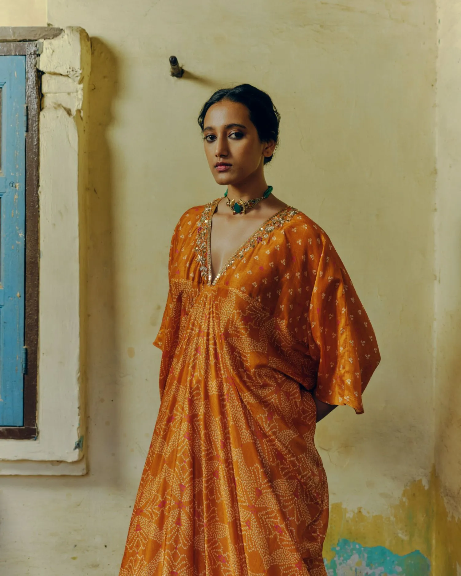 Ochre kaftan