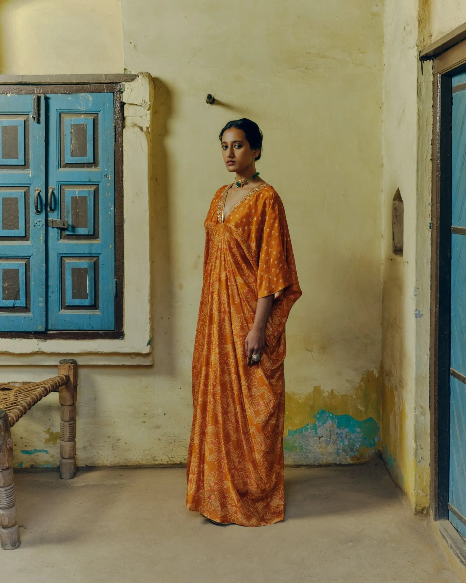 Ochre kaftan