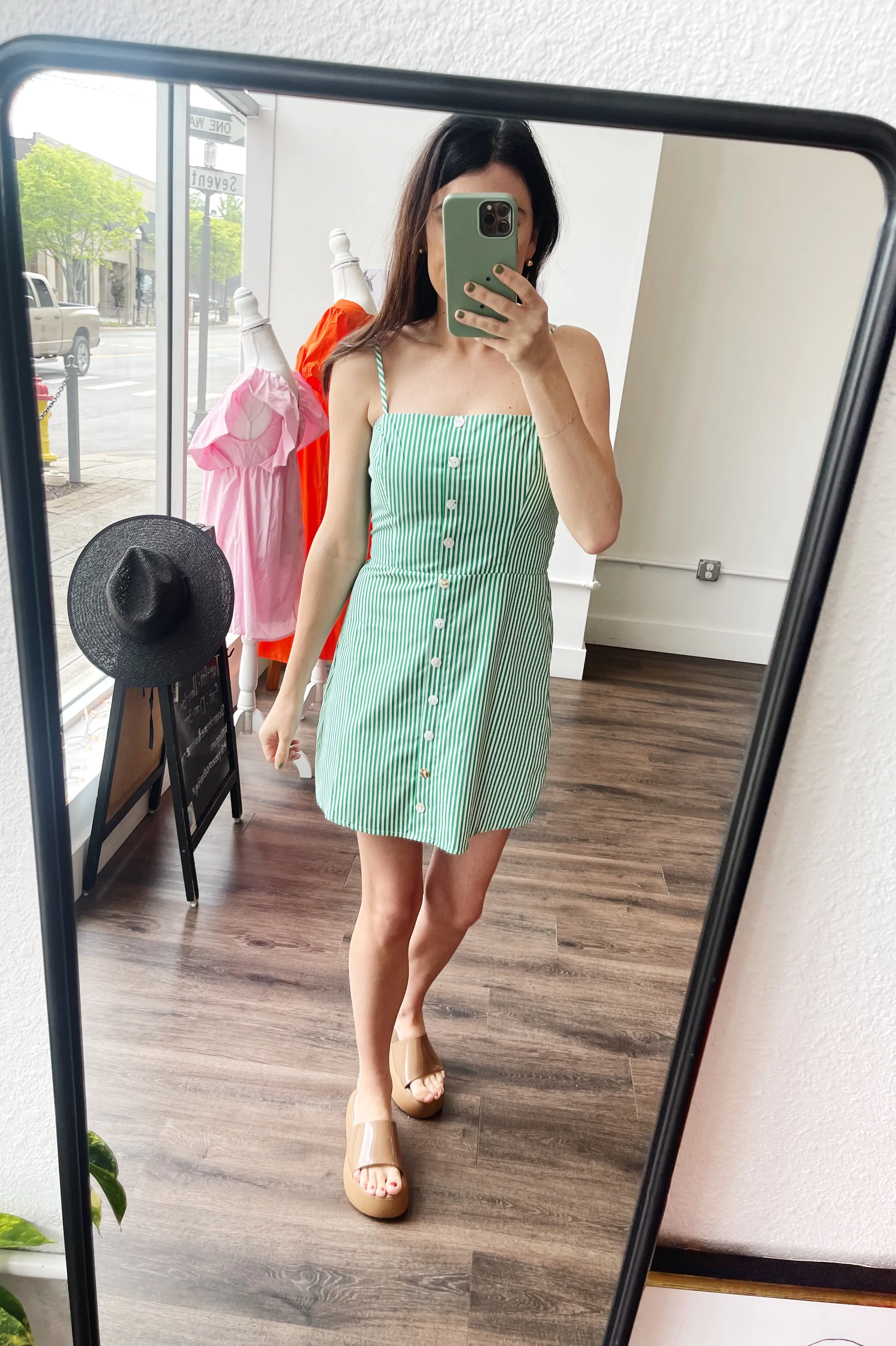 Olivia Green Dress