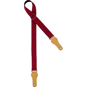 ORTEGA Burgundy Casual Series Cotton Ukulele Strap