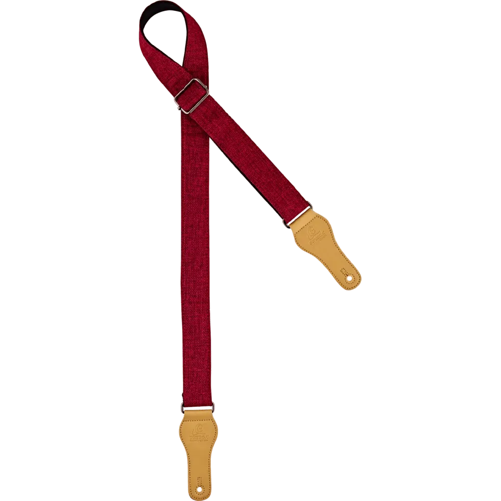 ORTEGA Burgundy Casual Series Cotton Ukulele Strap