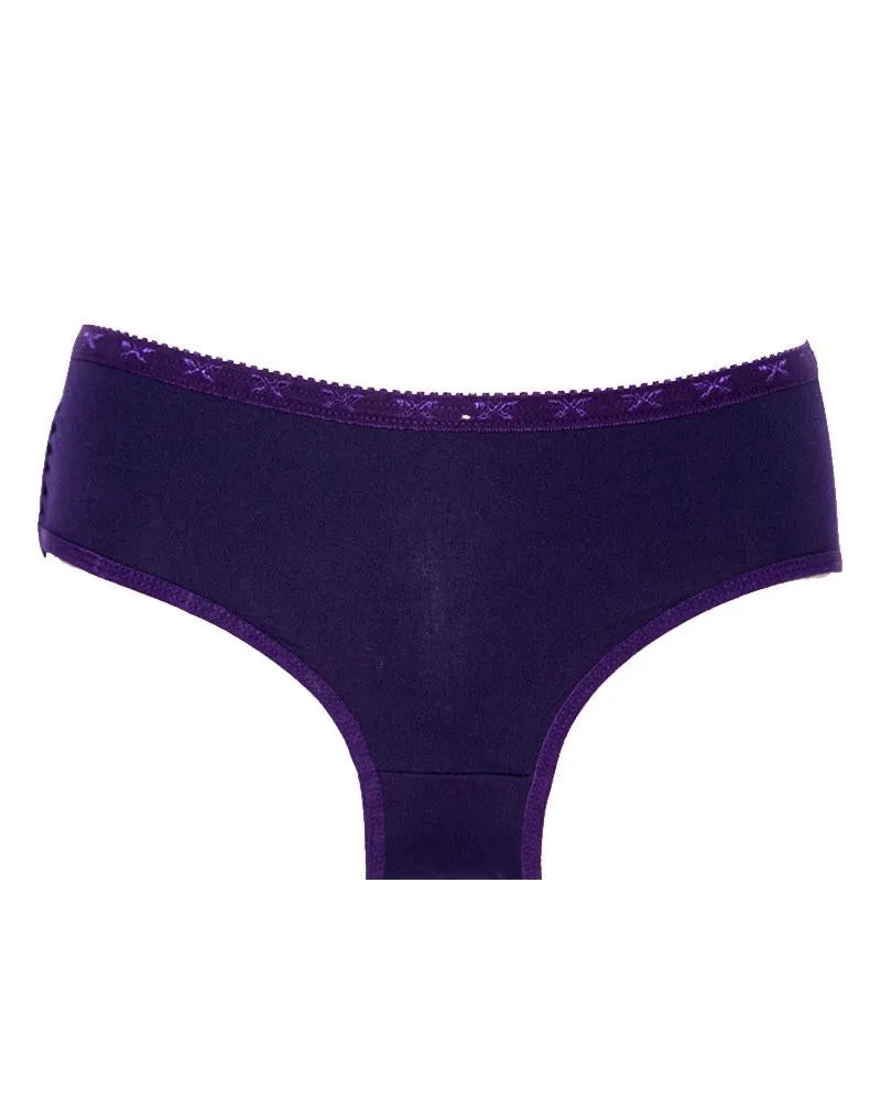 Pack of 3 - Sexy Soft Plain Cotton Panty For Ladies