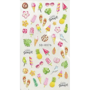 Pasties Textured 5D Decals - Summer Treats