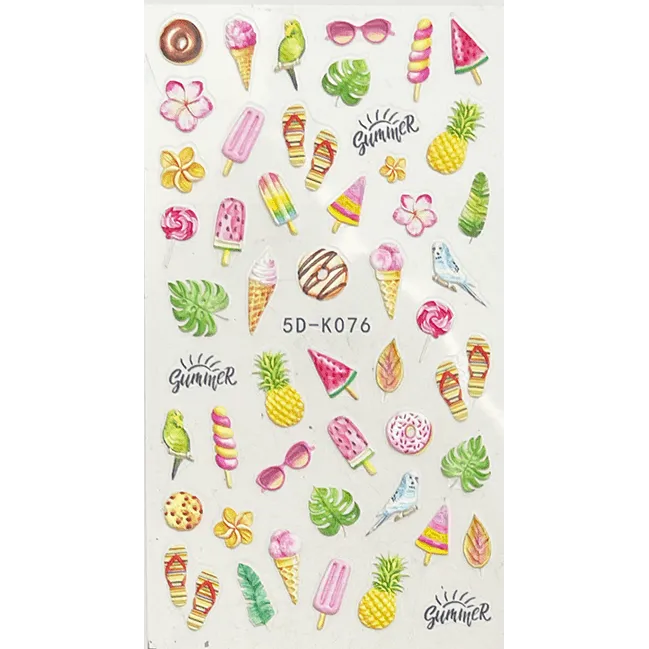 Pasties Textured 5D Decals - Summer Treats