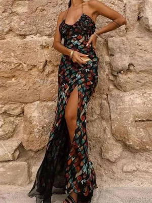 Penney Halter Maxi Dress